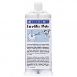 Эпоксидный клей затвердевающий 5 минут, серый WEICON Easy-Mix Metal (50 мл) Артикул wcn10652050
